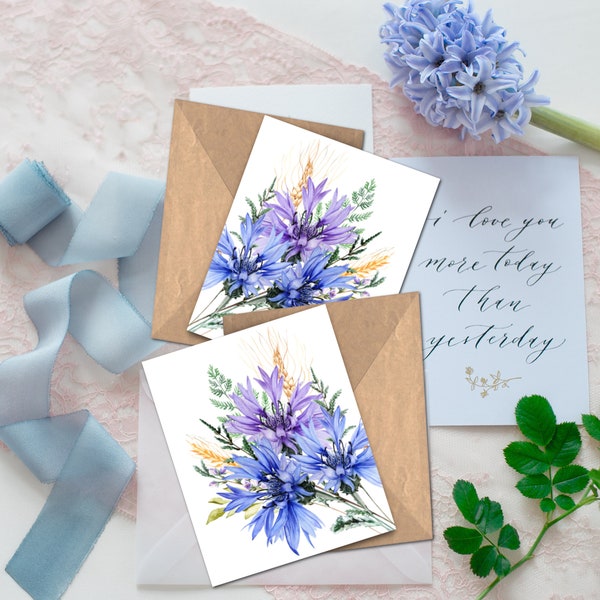 Blank Note Card Set Etsy