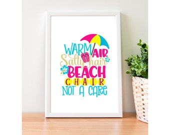 Beach print | Beach decor | beach wall art | flip flop decor | coastal decor | coastal wall art | beach house pictures | beach