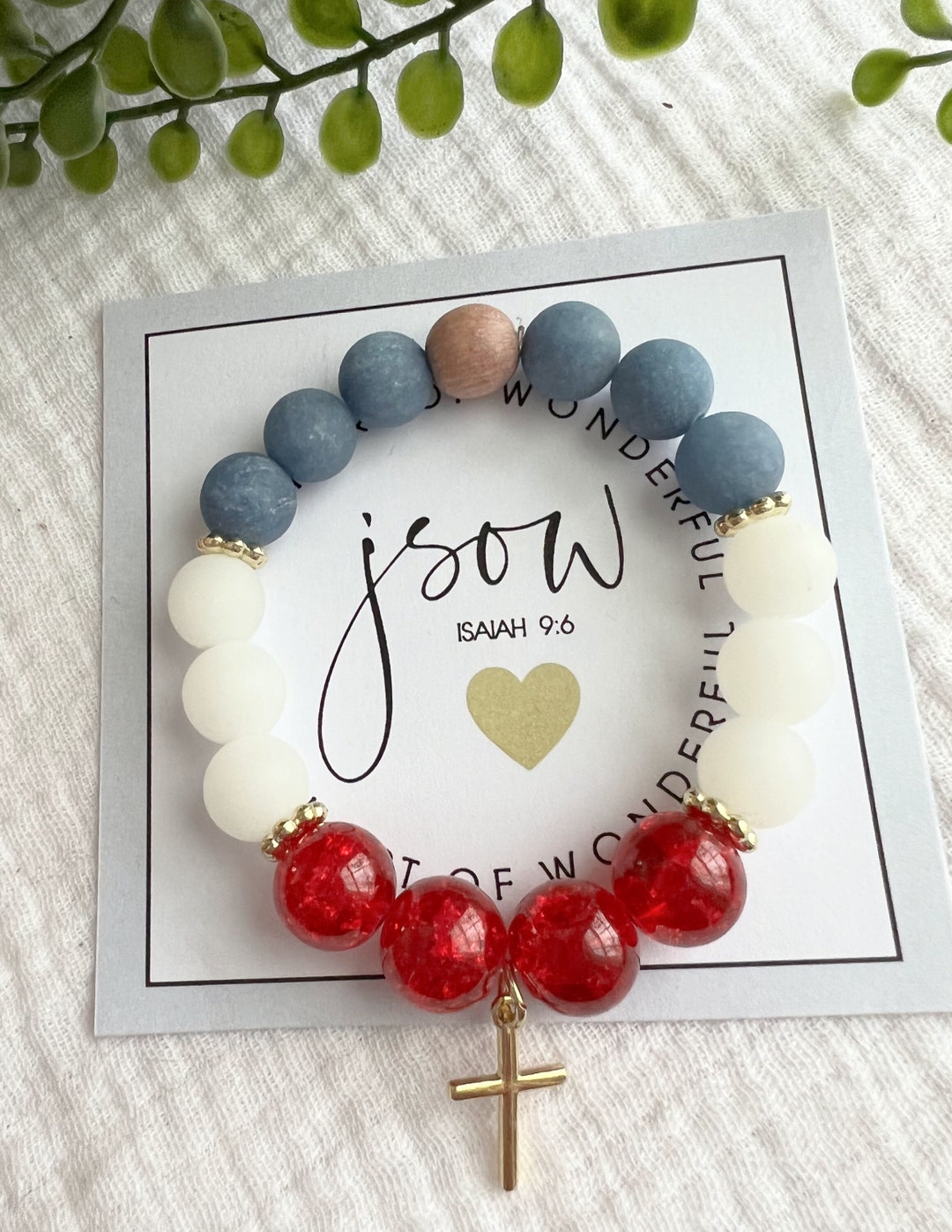 Christian Bracelets Love of God and Country Bracelet Etsy