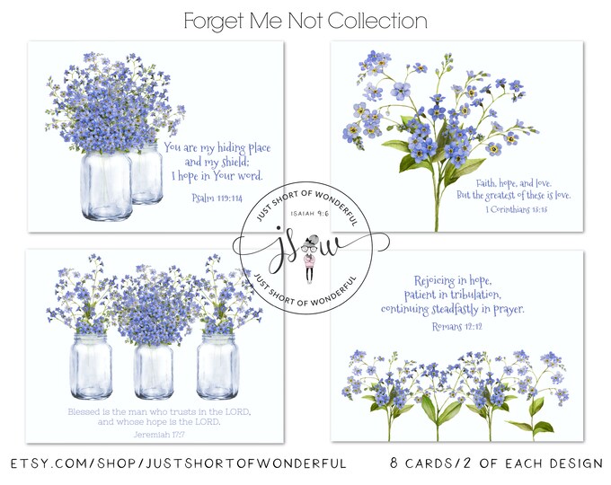 Christian Note Cards, Stationery Sets, Spirituality & Religion, 8 Blank