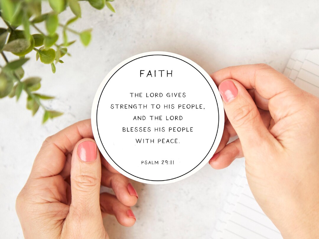 Christian Stickers, Christian Sticker, Vinyl Sticker, Bible Verse ...