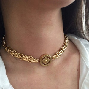 Versace sales necklace choker