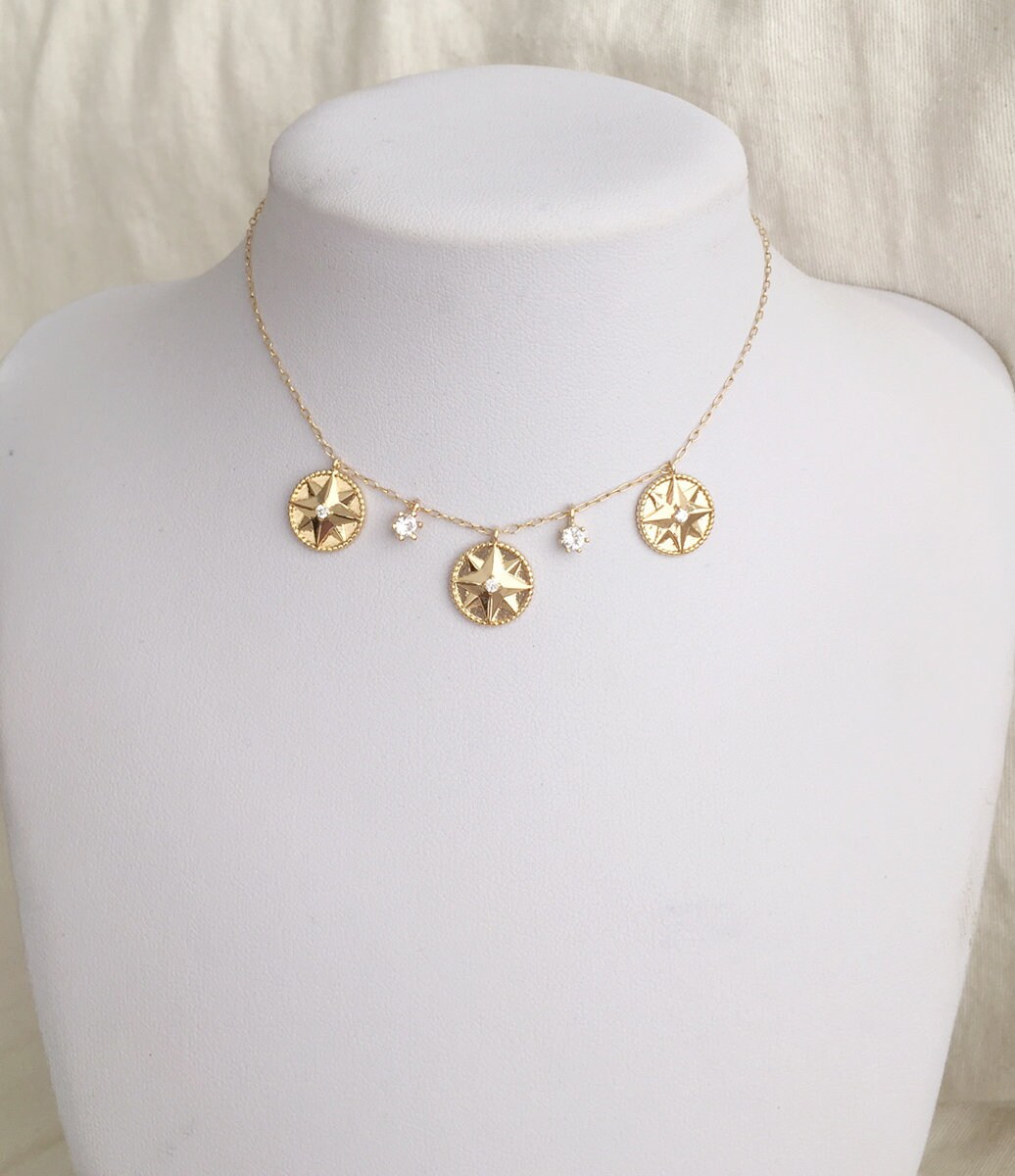 Dior compass necklace hot sale