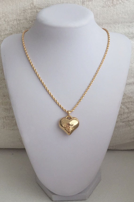 Gold 'BIG SIS' Heart Pendant Necklace