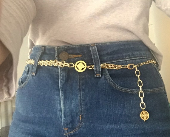 Gold Chain Belt Vintage Chain Belt Link 