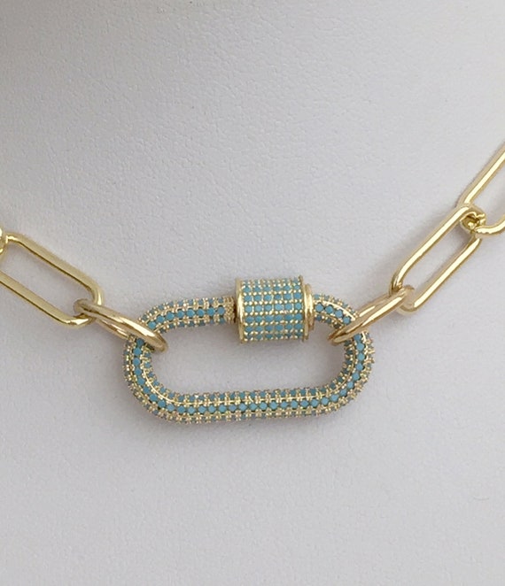 chunky diamond necklace