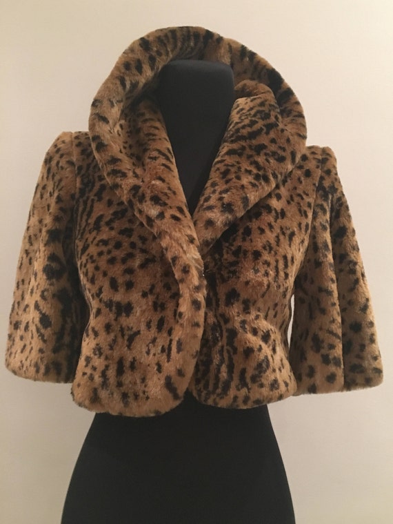 benetton faux fur jacket
