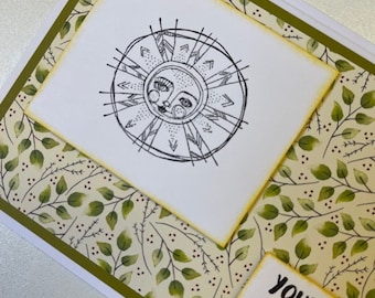 Handmade "Sunny" Shine On You Birthday Card