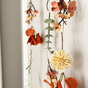 Wildflower Garland, Hanging Flowers, Wedding Flower Garland, Hanging Flower Garland