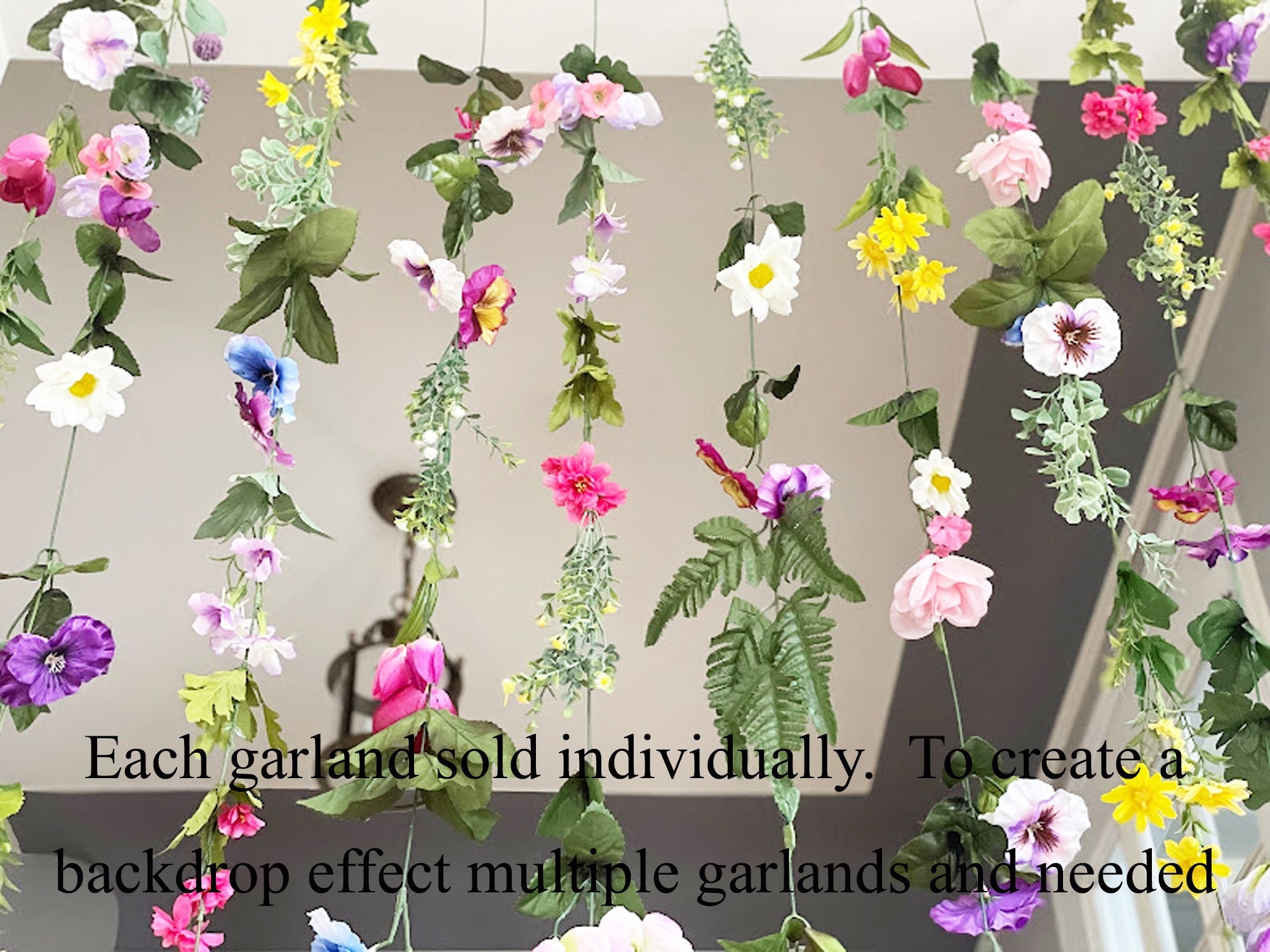 Hanging Flowers Backdrop