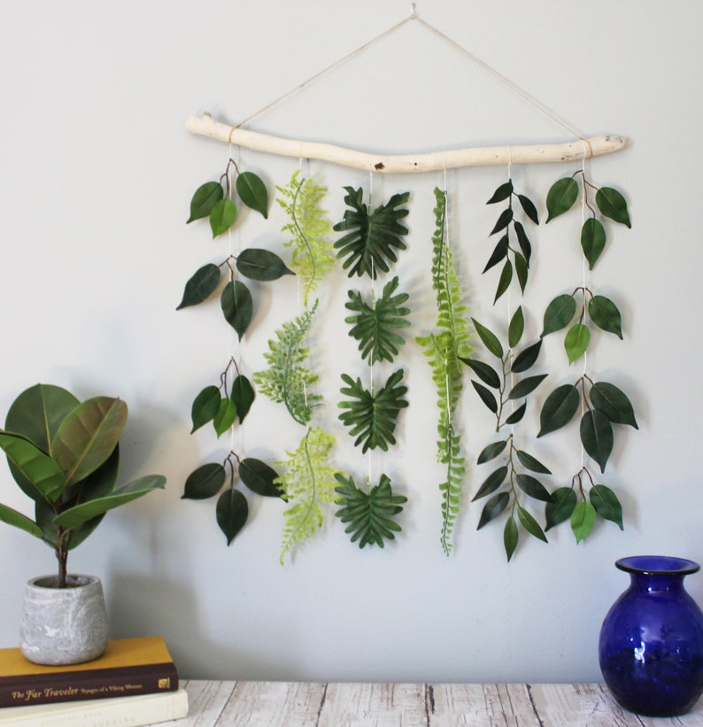 Tropical Leaf Wall Art Boho Decor Boho Wall Decor Boho | Etsy