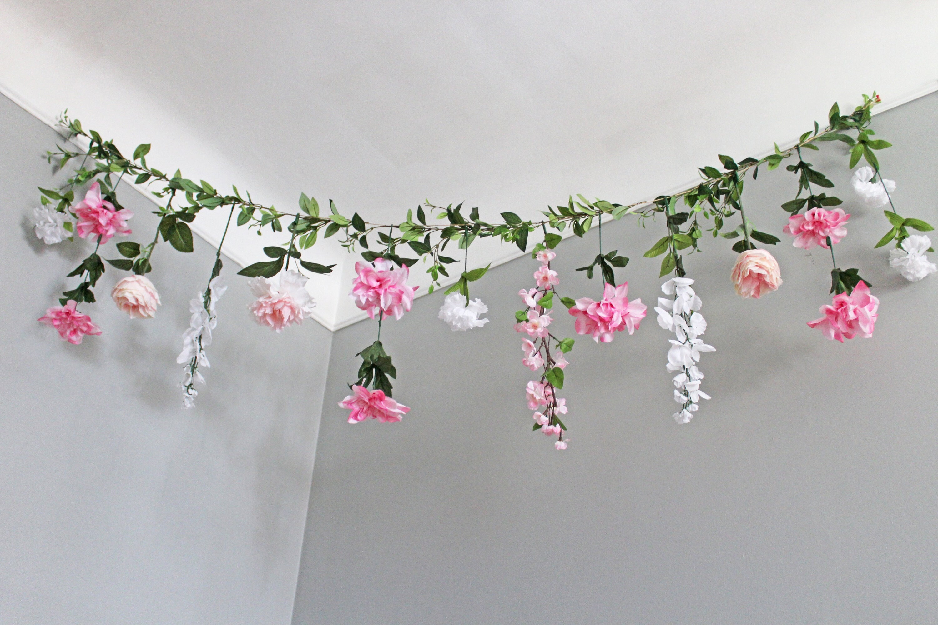 Wildflower Garland, Floral Garland, Hanging Flowers, Wedding Flower  Garland, Hanging Flower Garland 