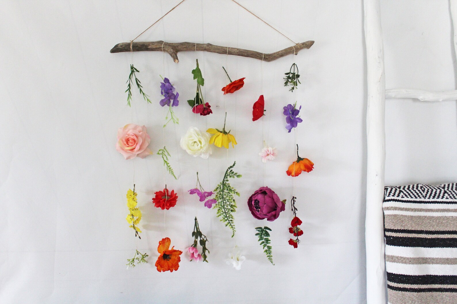 Boho Decor Flower Wall Hanging Boho Wall Decor Boho Flower - Etsy