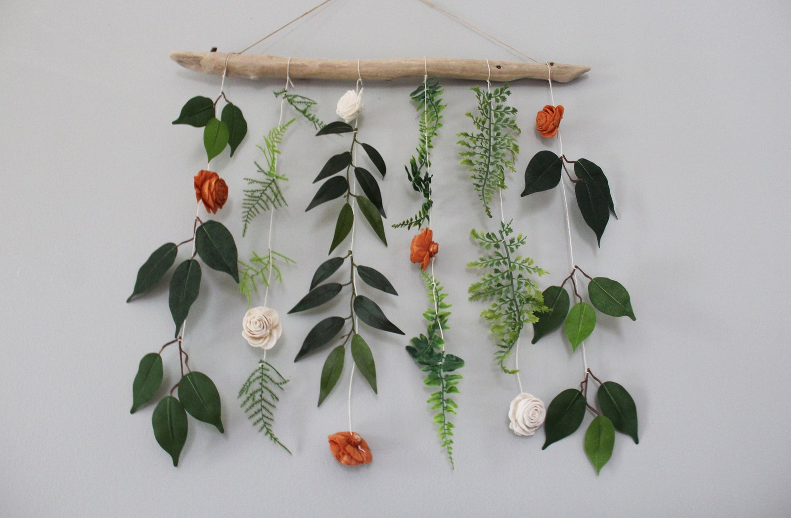 Flower Wall Hanging Boho Nursery Decor Girl Baby Girl Etsy