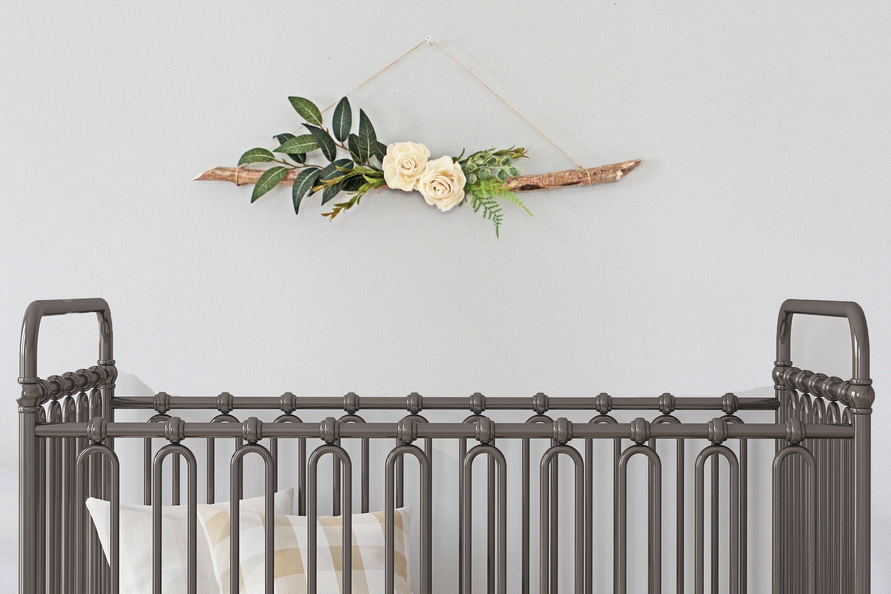 Baby Nursery Decor Flower Wall Decor Boho Flower Wall Etsy