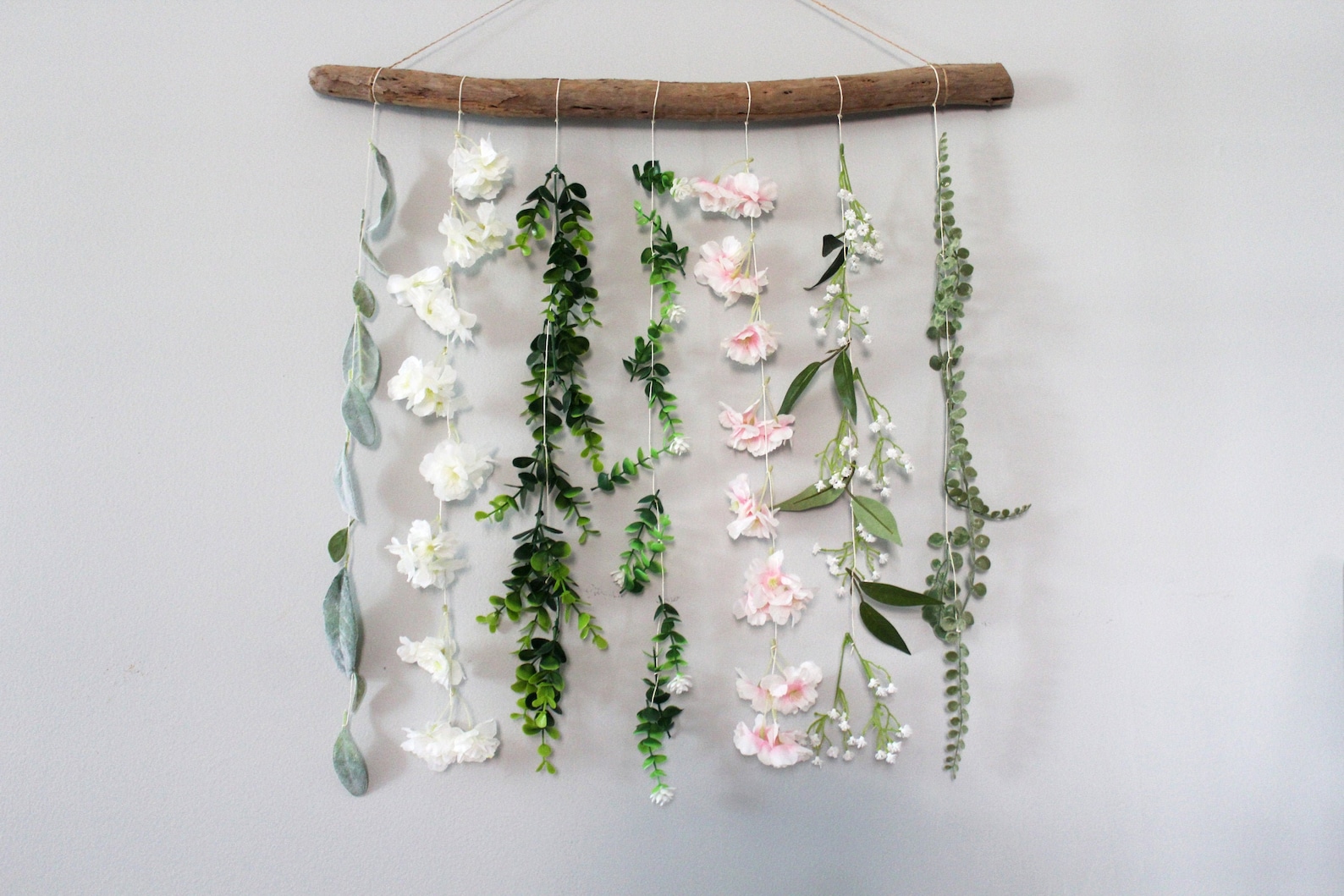 Flower Wall Hanging Boho Flower Wall Hanging Boho Wall Etsy UK