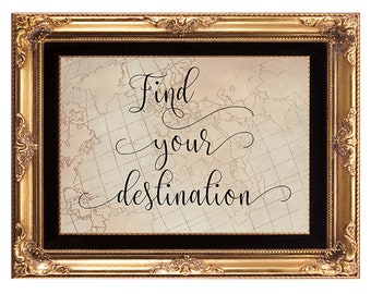 find your destination sign, digital wedding sign, printable wedding sign, where in the world sign, map seating plan sign,7x5, 8x10,YOU PRINT