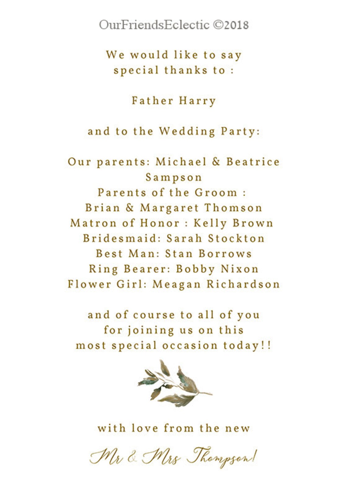 Red Roses Wedding Program, Editable Wedding Program Fan Template ...