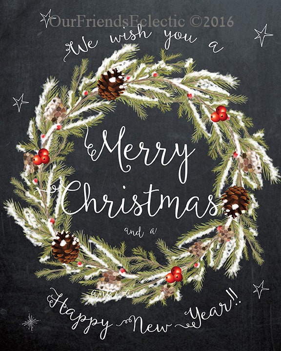 Christmas printable christmas print printable christmas | Etsy