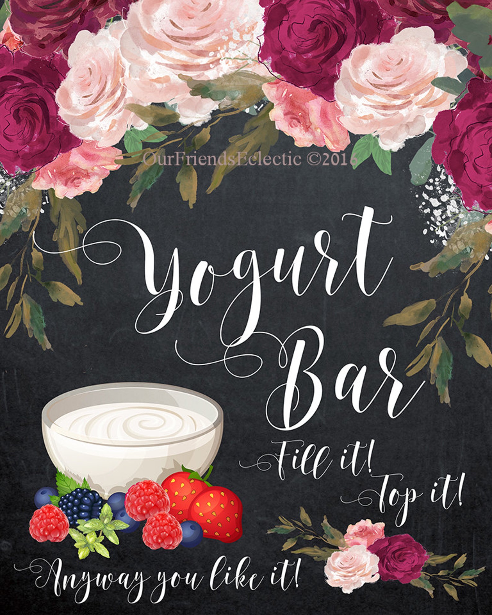 yogurt-bar-sign-printable-yogurt-bar-sign-digital-yogurt-bar-etsy-uk
