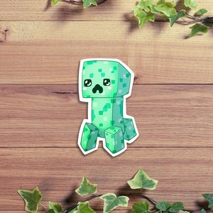 Stickers muraux pour les enfants - Sticker Minecraft game, Creeper