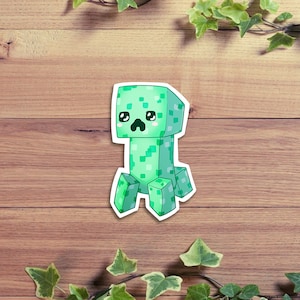 Stickers muraux pour les enfants - Sticker Minecraft game, Creeper