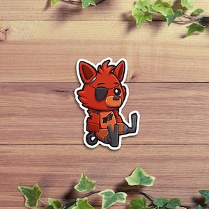 Foxy Jumpscare Sticker for Sale by zelkkova