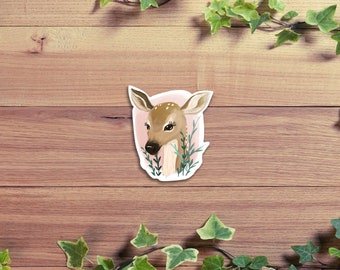 Cute Baby Deer Sticker | Cute Stickers | Baby Deer sticker | Cute Deer | Baby Animal Stickers | Cute Deer Sticker | Fawn Sticker | Baby Fawn