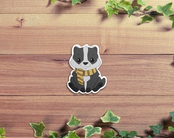 Adesivi Badger HP / Adesivi maghi / Adesivo Case dei maghi / Leone / Serpente / Corvo / Tasso / Magia / Mondo magico /