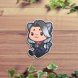 Fade Inspired Cat Sticker | Valorant Inspired Fade Fan Art Sticker | Cute Sticker | Gaming Stickers | Cute stickers | Valorant Sticker