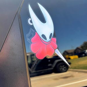 Hornet Sticker | UV Resistant Car Decal Option | Silk Song | Hollow Knight | Fan Art image 6
