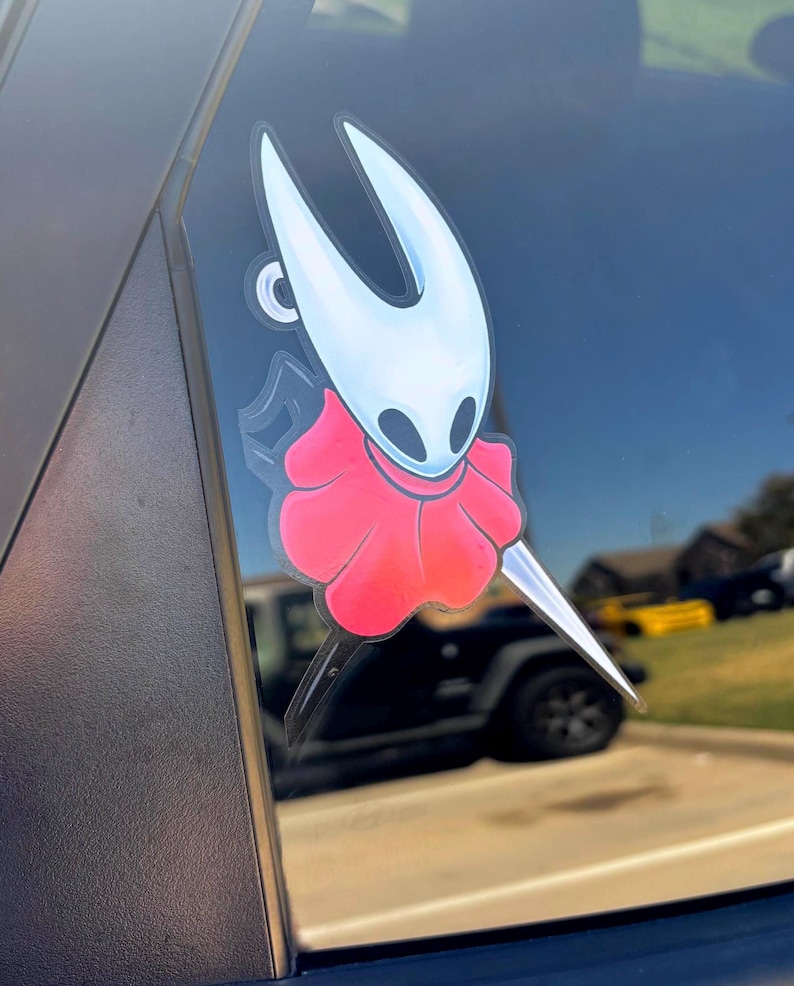 Hornet Sticker | UV Resistant Car Decal Option | Silk Song | Hollow Knight | Fan Art image 6