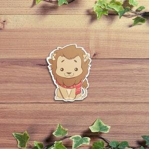Lion HP Stickers | Wizard Stickers | Wizard Houses Sticker | Lion | Snake | Raven | Badger | Magic | Wizarding World |