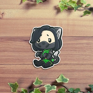 Viper Inspired Cat Sticker | Valorant Inspired Viper Fan Art Sticker | Cute Sticker | Gaming Stickers | Cute stickers | Valorant Sticker