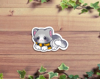 Cat HP Stickers | Wizard Stickers | Wizard Houses Sticker | Lion | Snake | Raven | Badger | Magic | Wizarding World | Ragdoll | Tuxedo