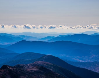 Mount Washington Blues- Mount Washington State Park, New Hampshire Fine Art Print