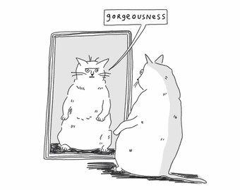 Gorgeousness square print