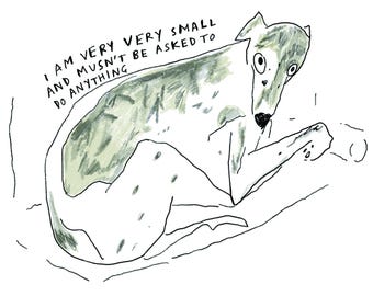 Greyhound Square Print