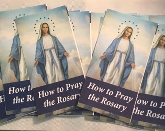 How to Pray the Rosary Printable - Etsy