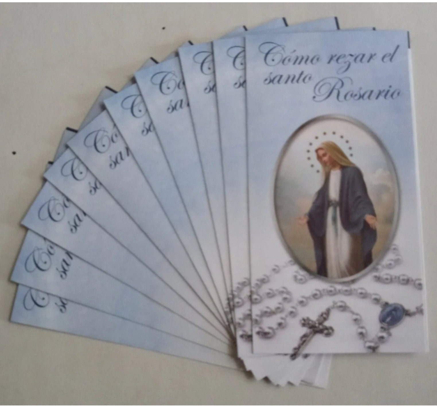 How to Pray the Rosary. SPANISH VERSION 10pcs per Order - Etsy