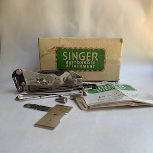 Lot 90 Sewing Machine Attachments Bobbins Buttonholers Misc. Singer Si –  Olde Kitchen & Home