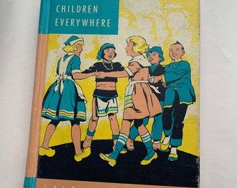 Vintage Children Everywhere Book School Laidlaw Readers circa 1955