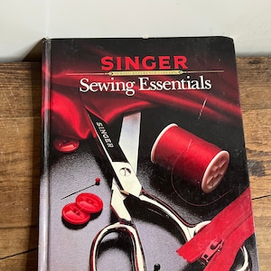Vintage Singer Sewing Reference Library Sewing Essentials Hardcover Book circa 1984