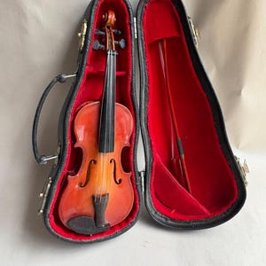 Tiny Vintage Violin With Case - Etsy