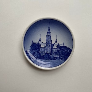 Vintage Copenhagen Capital Mini Miniature Plate Denmark Rosenborg