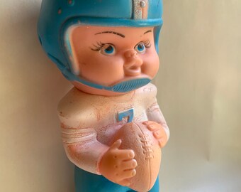 Jouet Mécanique Ancien En Tôle - Joueur De Rugby/soccer - Japon, Années 50 - JO JA