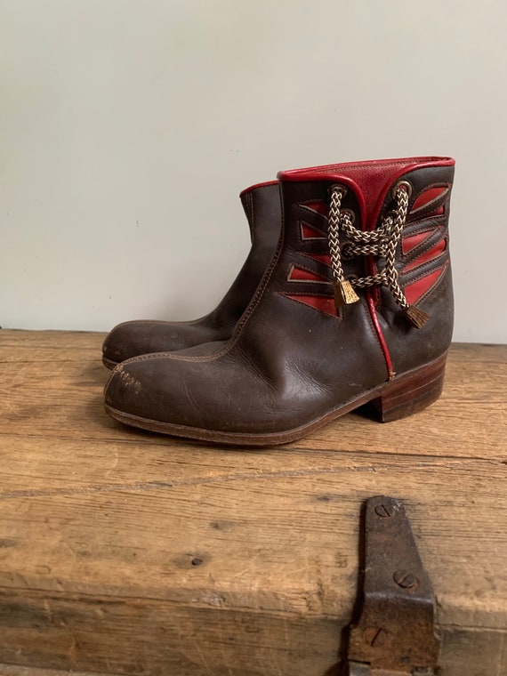 Vintage Retro Childs Chelsea Boot Western Cowboy … - image 3