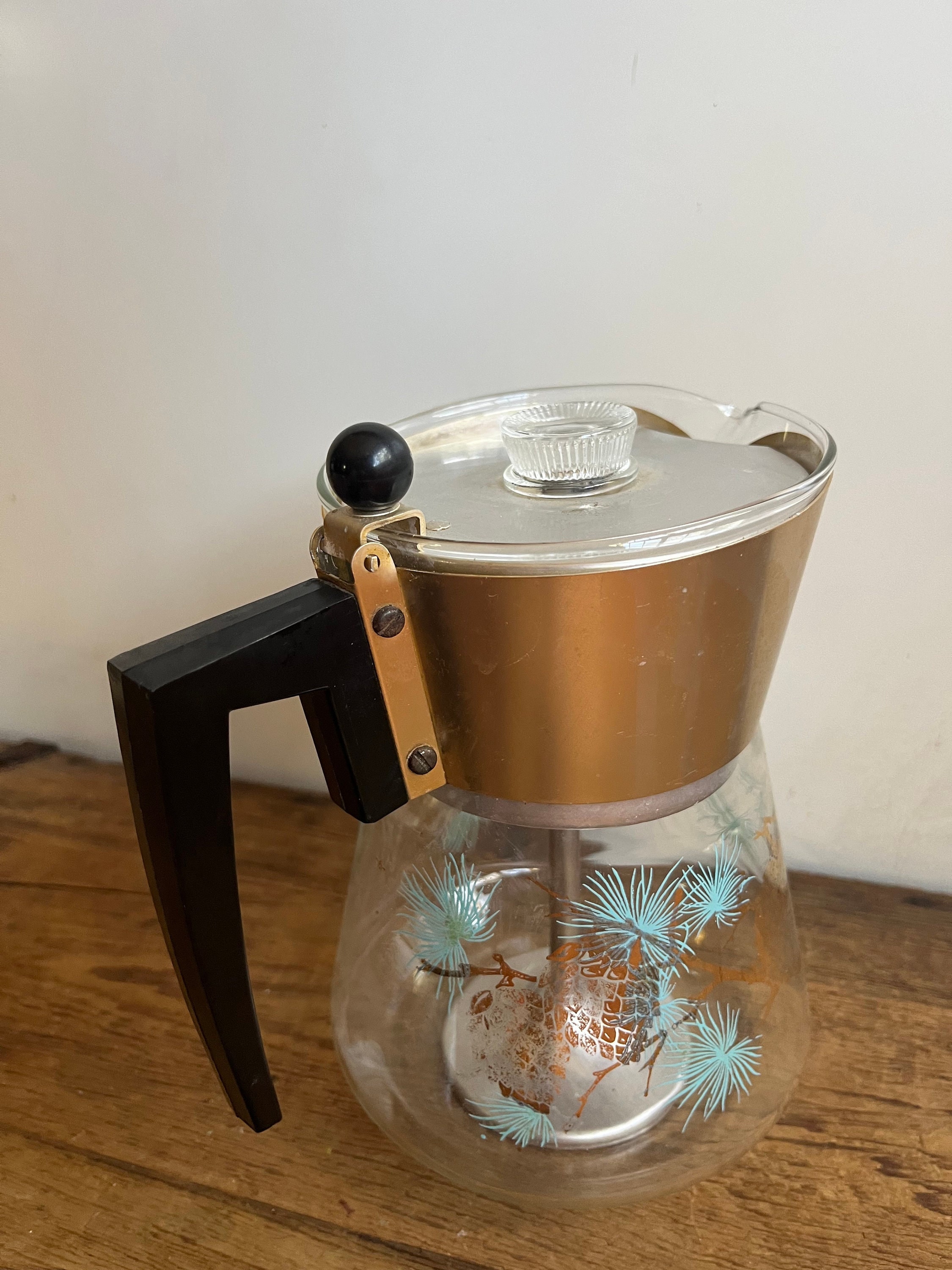 Vintage David Douglas Flameproof Glass Coffee Percolator Atomized