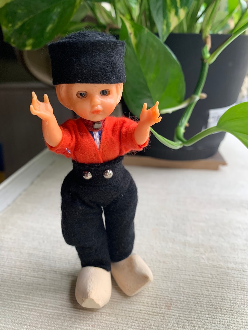 Vintage Little Dutch Boy Doll Holland Souvenir Toy Amsterdam Etsy