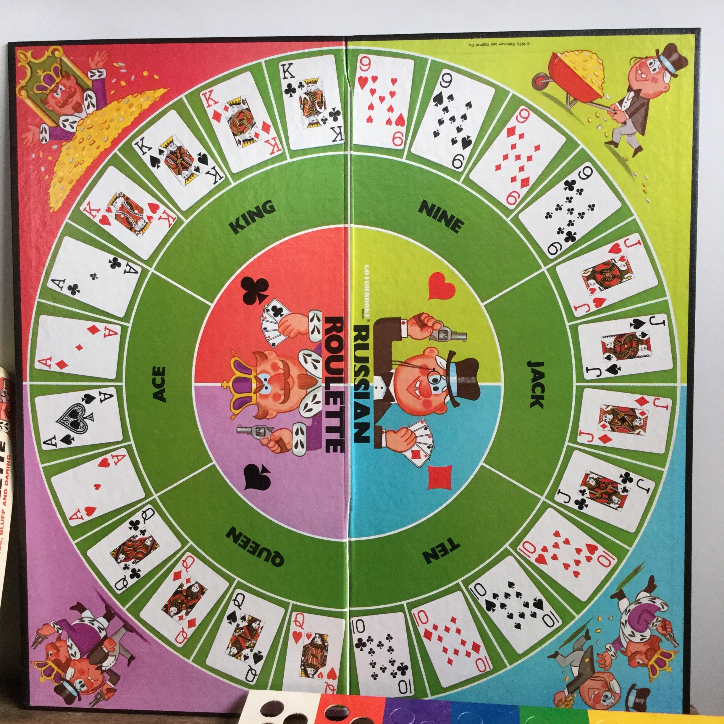Russian Roulette Board Game 